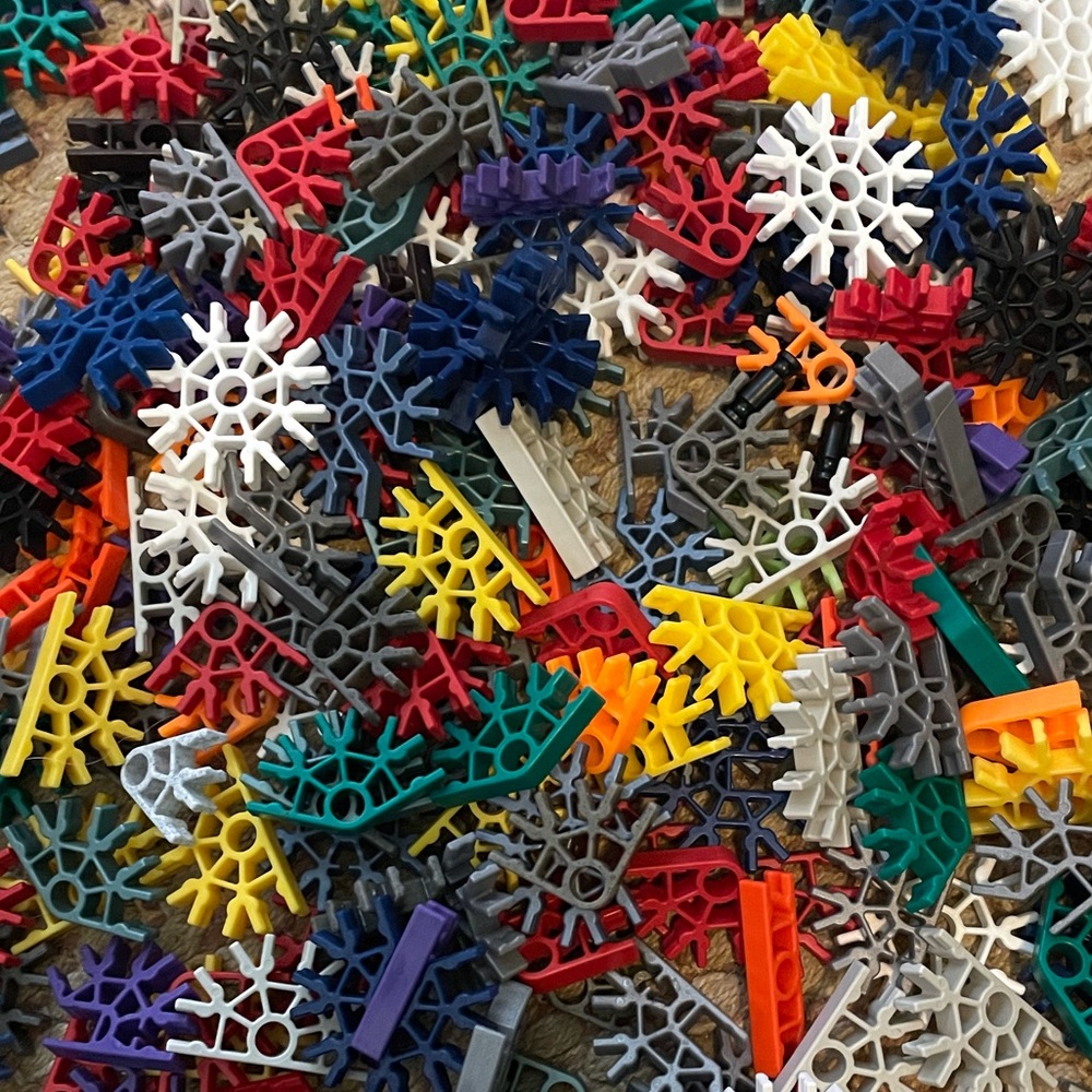 Knex 1lb Connector Lot Building Construction Toy Connectors - Large Assortment